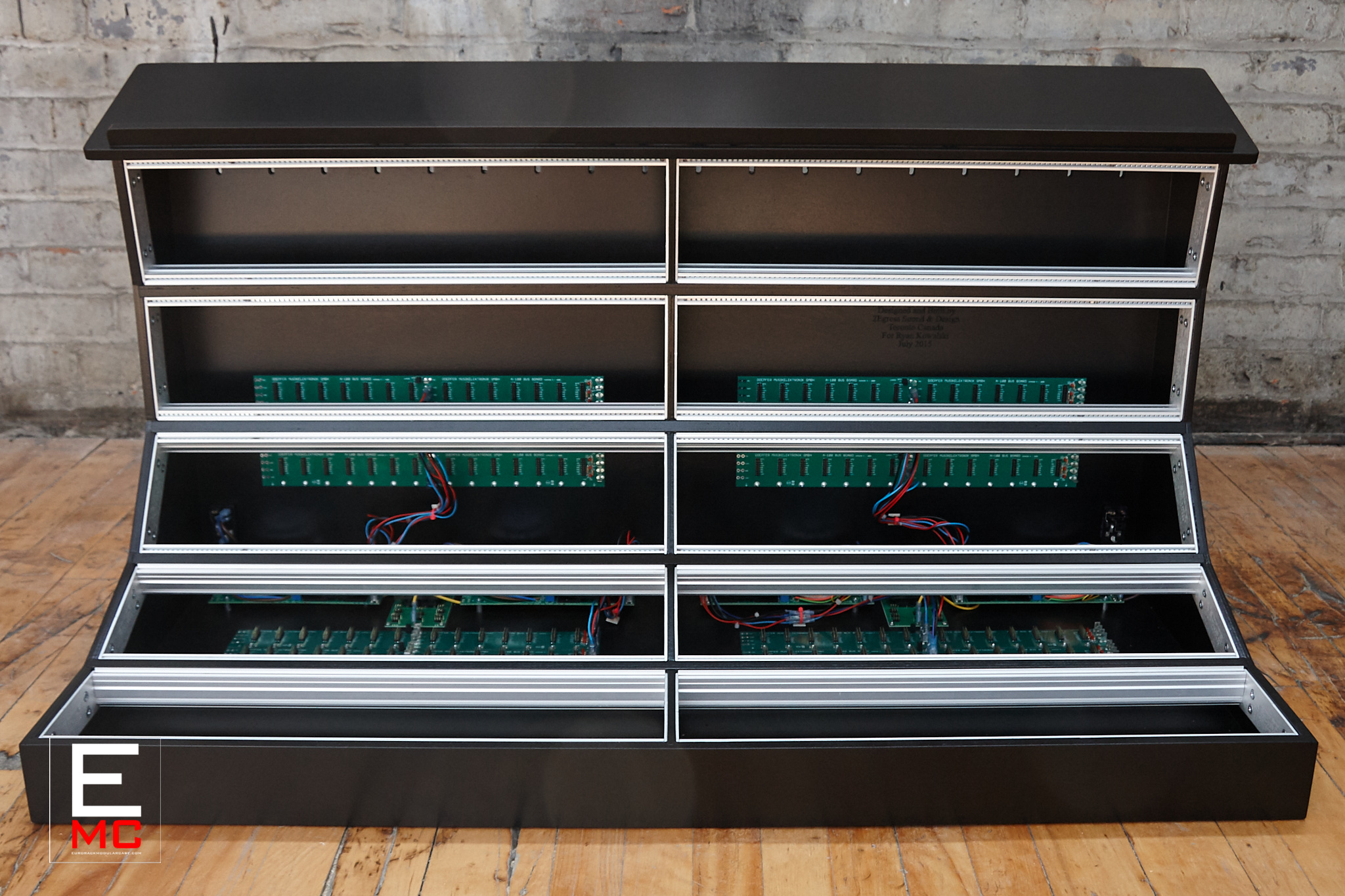 15u eurorack modular case