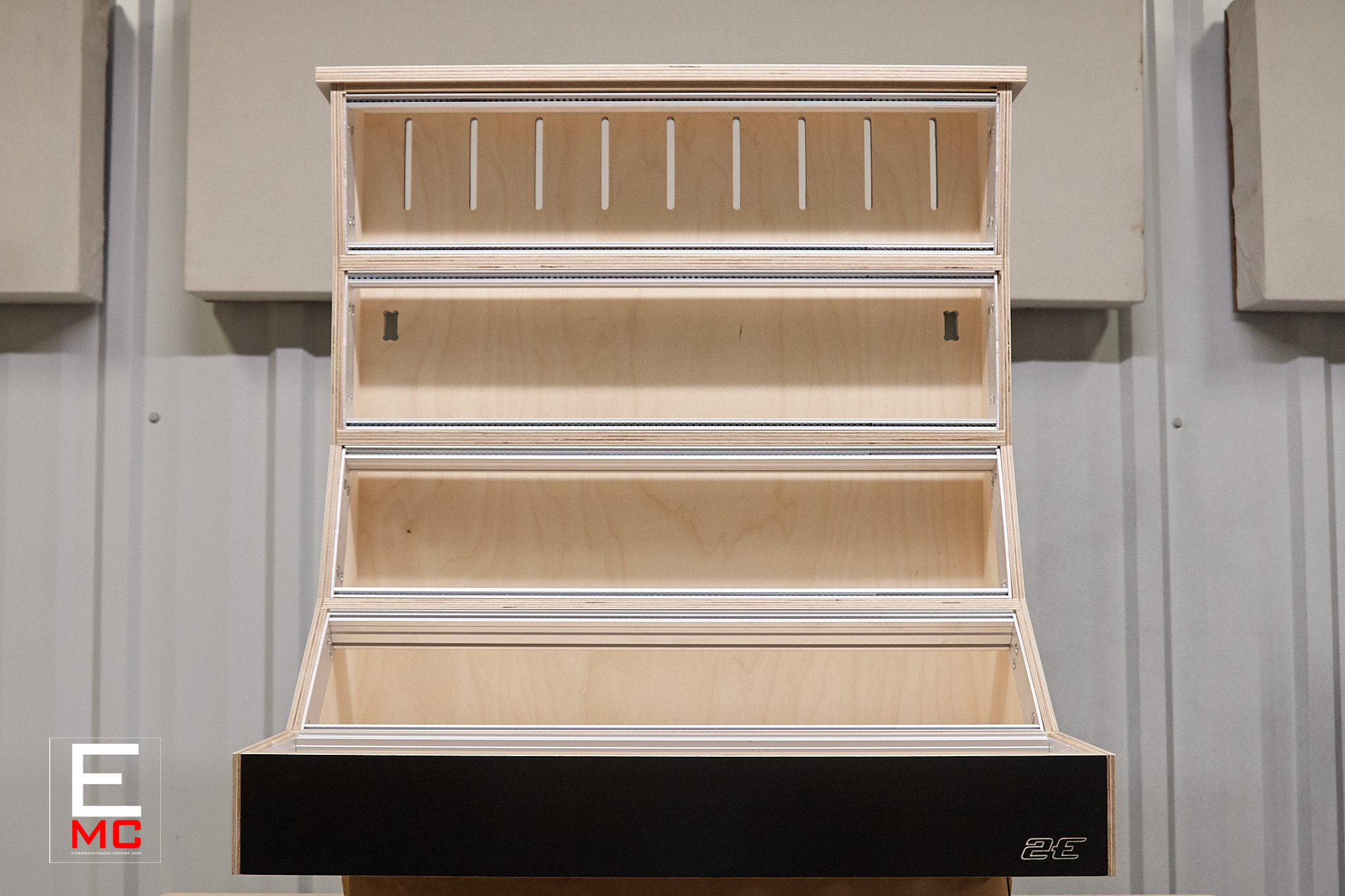 15u steep bill brown eurorack case