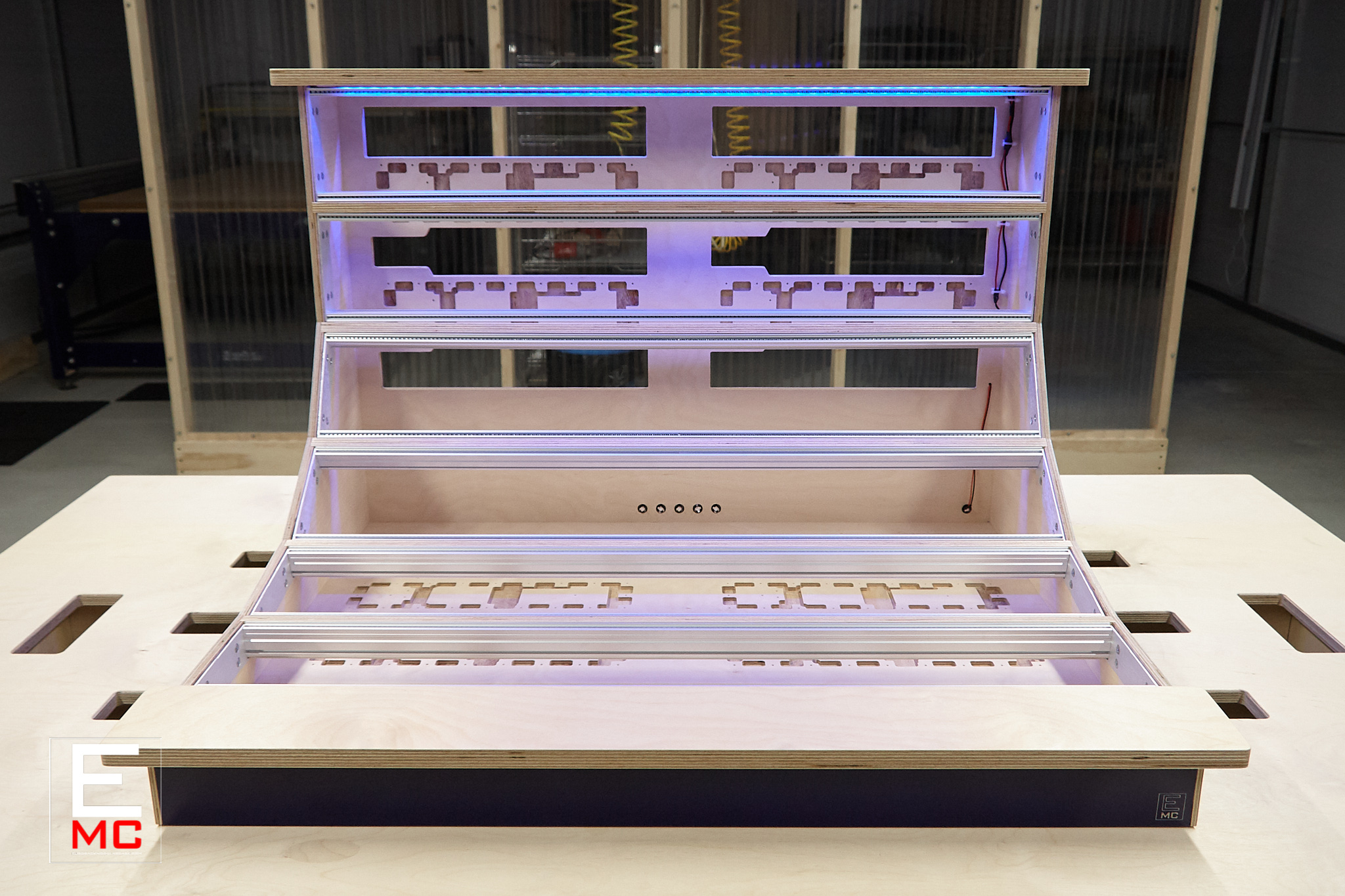 18u the blue eurorack case benn jordan the flashbulb